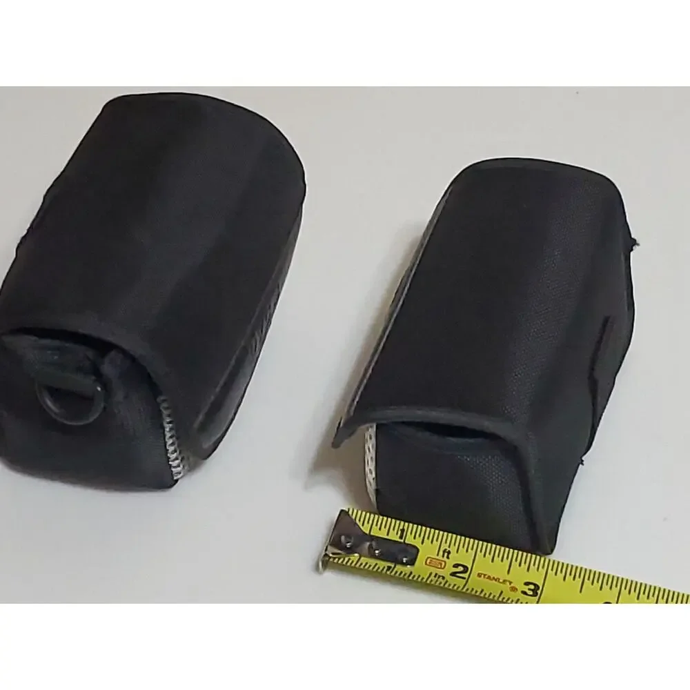 Lot Of 2 Mini Digital Video Camera bags/Cases With Shoulder Strap And Belt Loop